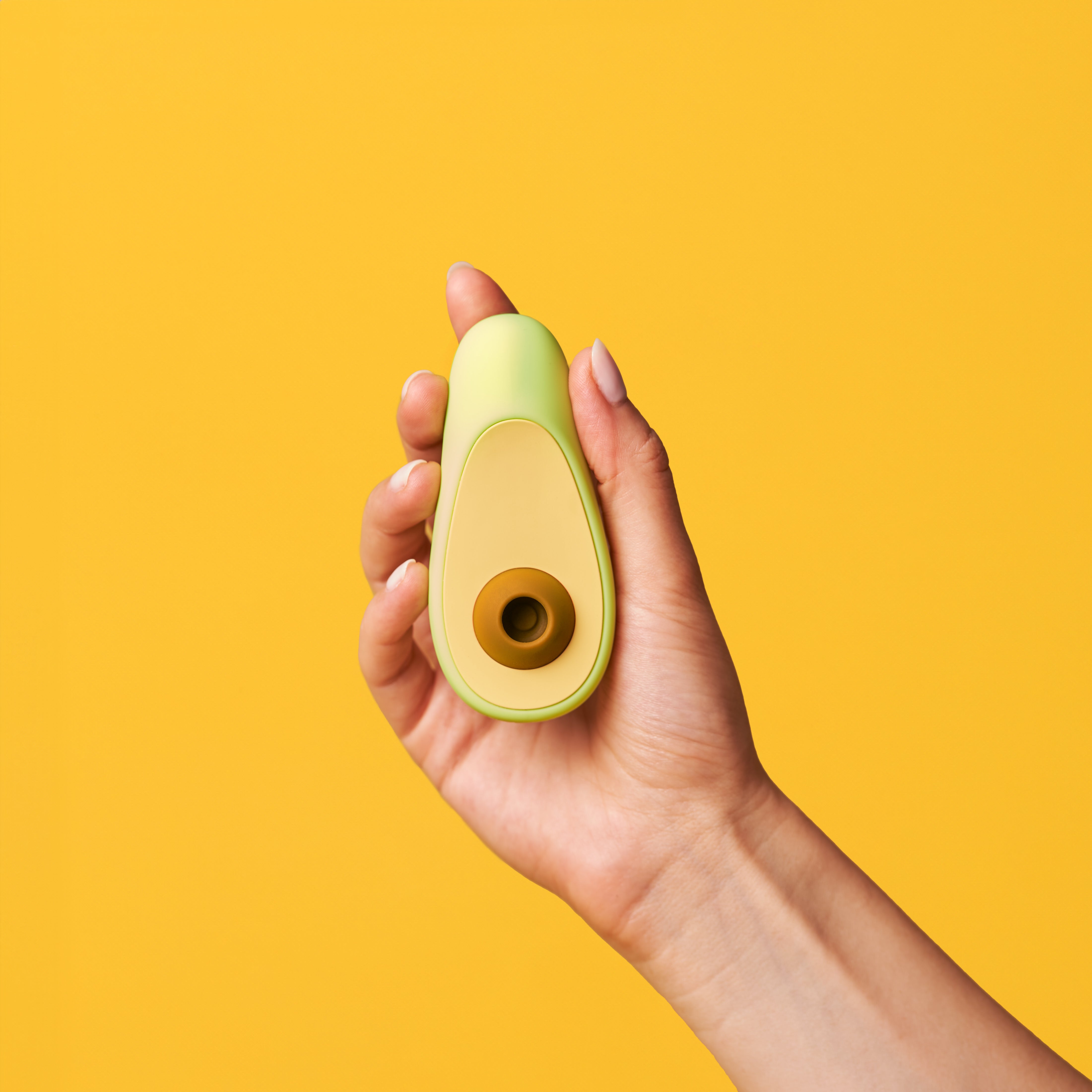 Avocado vibrator — texture detail